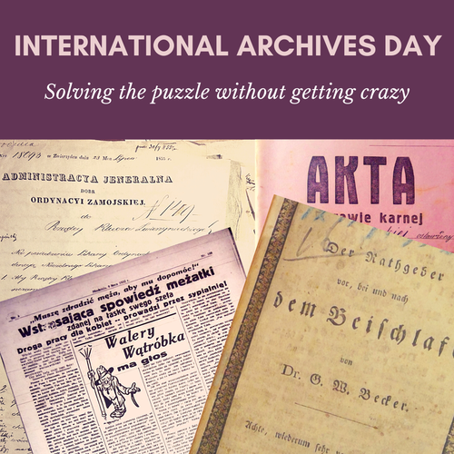 International Archives Day – Solving the puzzle without getting crazy